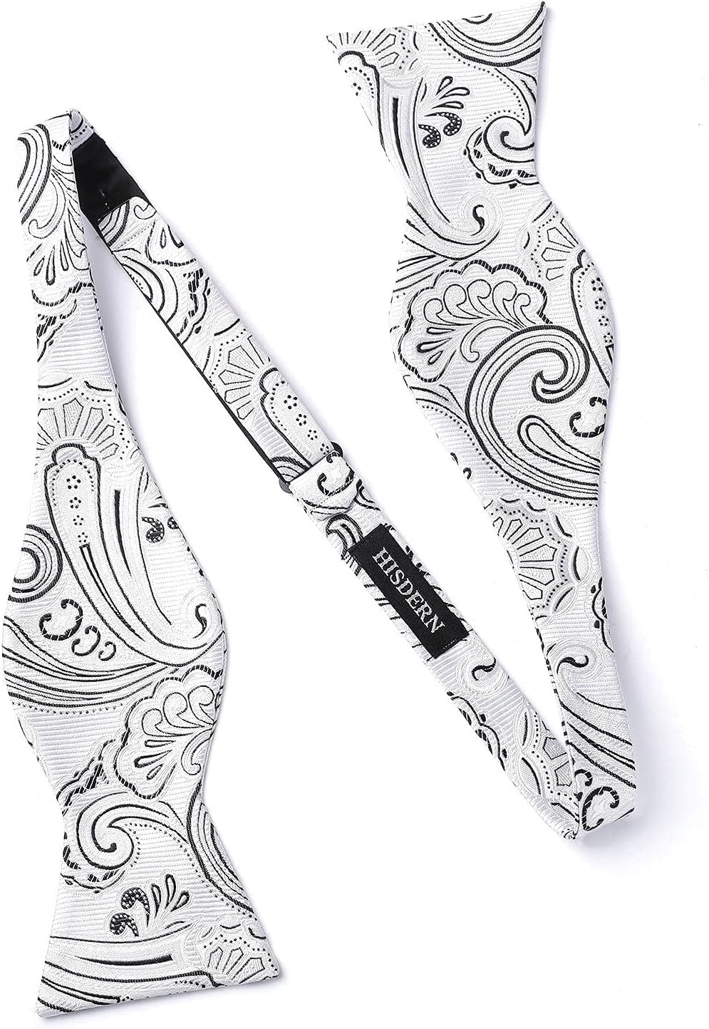 Suspenders for Men Paisley Floral Self Tied Bow Tie and Suspender Pocket Square Sets Adjustable Wedding Braces