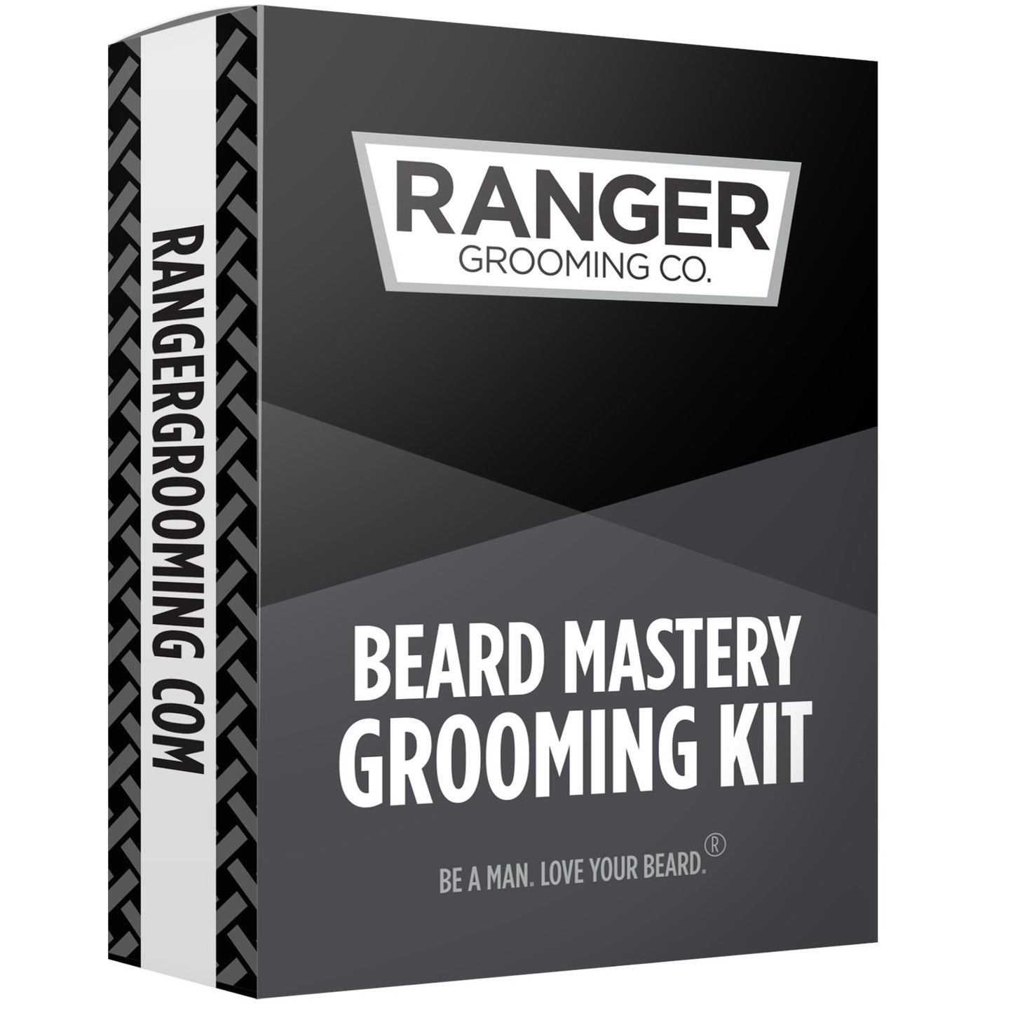 Beard Kit by Ranger Grooming Company by , 100% Organic Natural Fragrance Free Unscented Beard Oil, Boar Bristle Beard Brush, Natural Wood Comb Beard Care Starter Set for Men