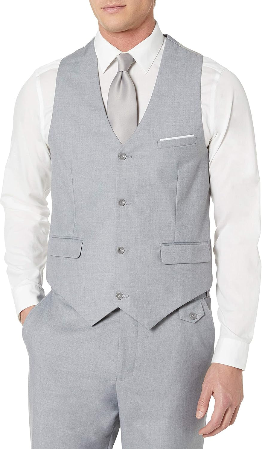 Men'S 3-Piece Slim Fit Suit Set-2-Button Blazer,Vest & Pants-Formal Wedding,Prom,Party & Business Tuxedo