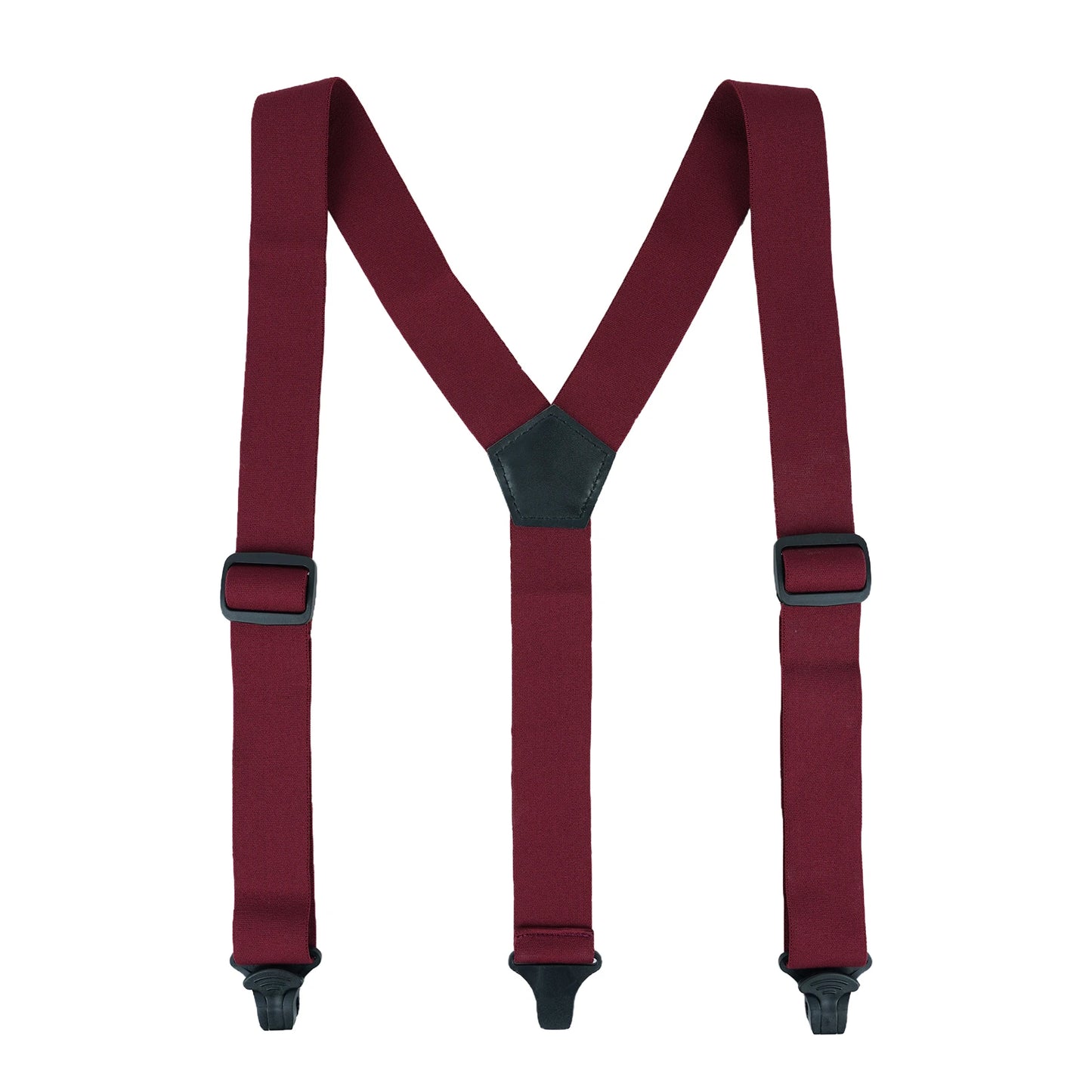 Melo Tough Y Back Suspenders Airport Friendly Suspenders, No Buzz with Plastic Clip 1.5 Inch Fully Elastic Braces