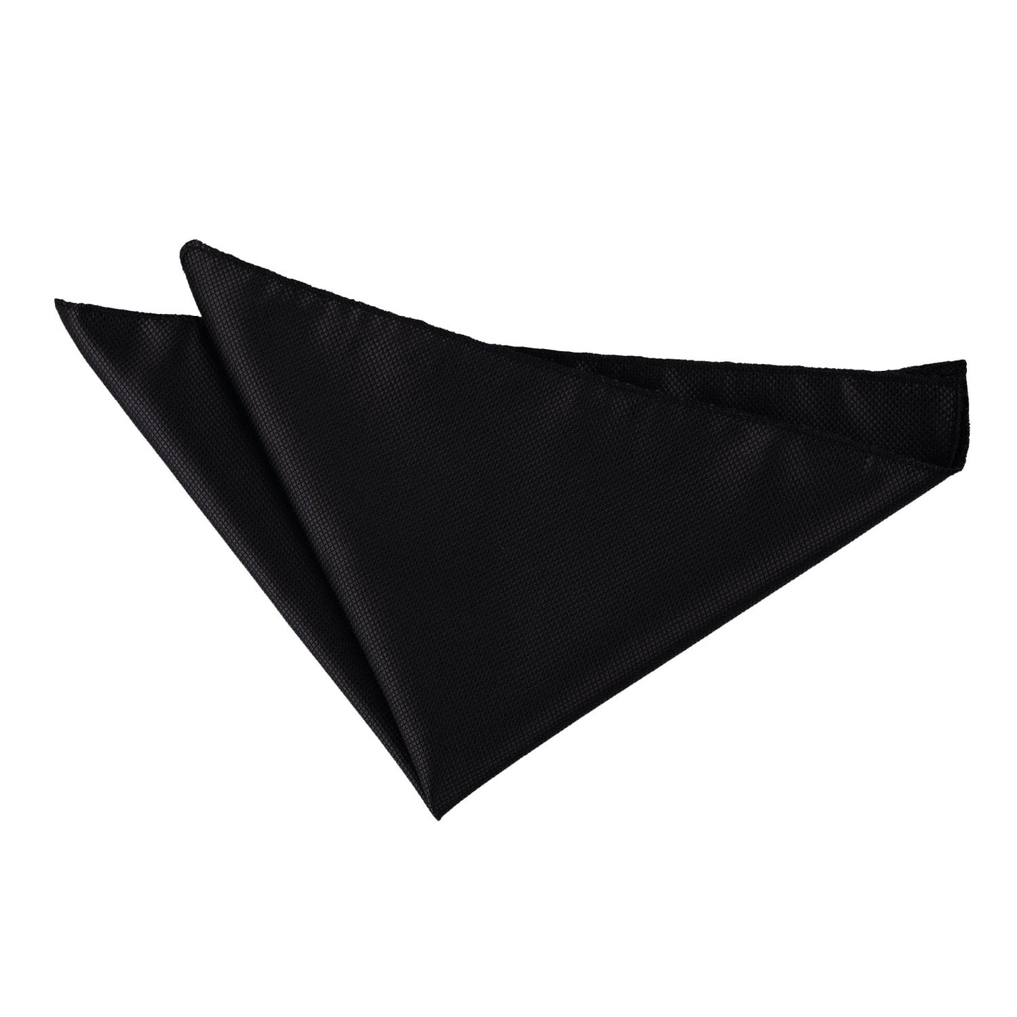 Solid Check Handkerchief - Black