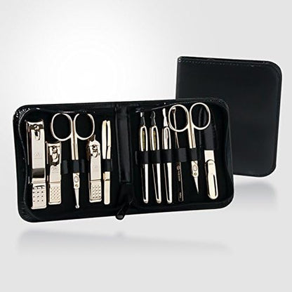 777 Three Seven Grooming Kit, 11 Pieces, TS-810CHROME