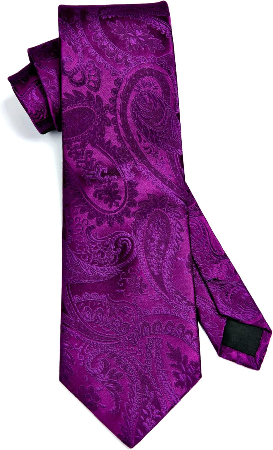 Paisley Ties for Men Solid Tie Handkerchief Floral Men'S Necktie & Pocket Square Set Wedding Classic Mens Ties