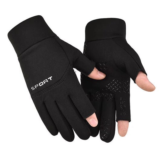 Outdoor Fishing Waterproof Mens Gloves Touchscreen Women Sport Ridding Windproof Breathable Non Slip Gloves Lady Ski Autumn
