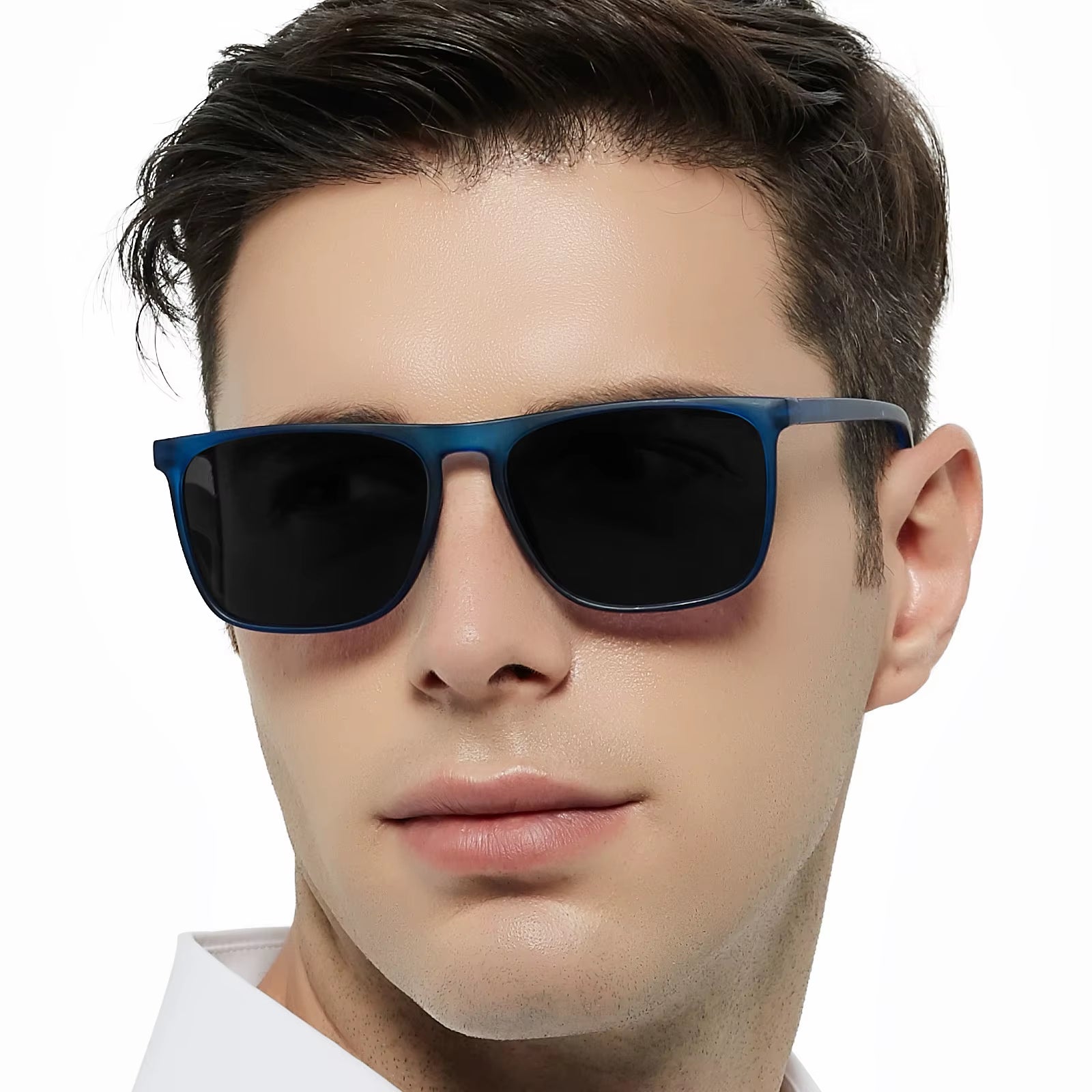 Mens Sunglasses Polarized Brand Designer Luxury Anti-Glare Car Glasses Fashion Square Male Sun Glasses Black Shades Goggle UV400