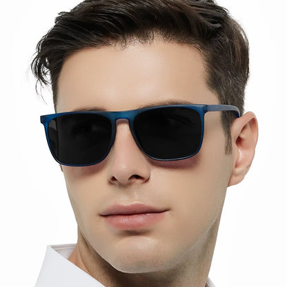 Mens Sunglasses Polarized Brand Designer Luxury Anti-Glare Car Glasses Fashion Square Male Sun Glasses Black Shades Goggle UV400