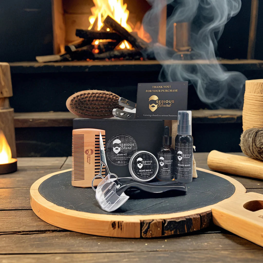9 PIECE BEARD GROOMING KIT for MEN