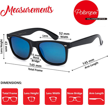 Polarized Sunglasses for Men – UV Protection, Durable & Lightweight Retro Sunglasses for Driving, Fishing