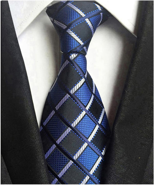 Men'S Classic Tie Silk Woven Necktie Jacquard Neck Ties for Men
