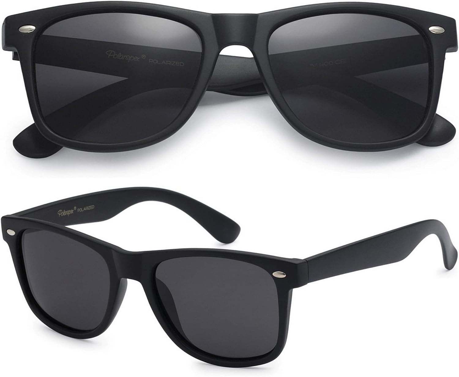 Polarized Sunglasses for Men – UV Protection, Durable & Lightweight Retro Sunglasses for Driving, Fishing
