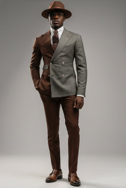 Mens Suits Two Piece Slim Fit Peaked Lapel Groomsmen Wear Custom Made Prom Groom Tuxedos Wedding T1218