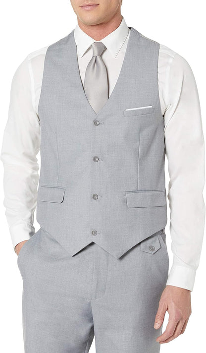 Men'S 3-Piece Slim Fit Suit Set-2-Button Blazer,Vest & Pants-Formal Wedding,Prom,Party & Business Tuxedo