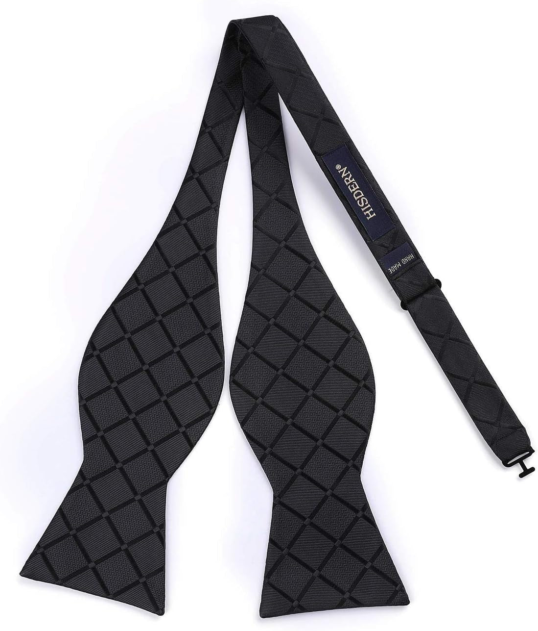 Bow Tie and Suspenders for Men Plaid Suspender Self Bowtie Pocket Square Adjustable Y Shape Mens Trouser Braces