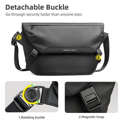 Water Repellent Messenger Bag Men Bags Casual Shoulder Crossbody Bags Fit 11 Inch Ipad Fashion Outdoor Cycling Side Bag Male