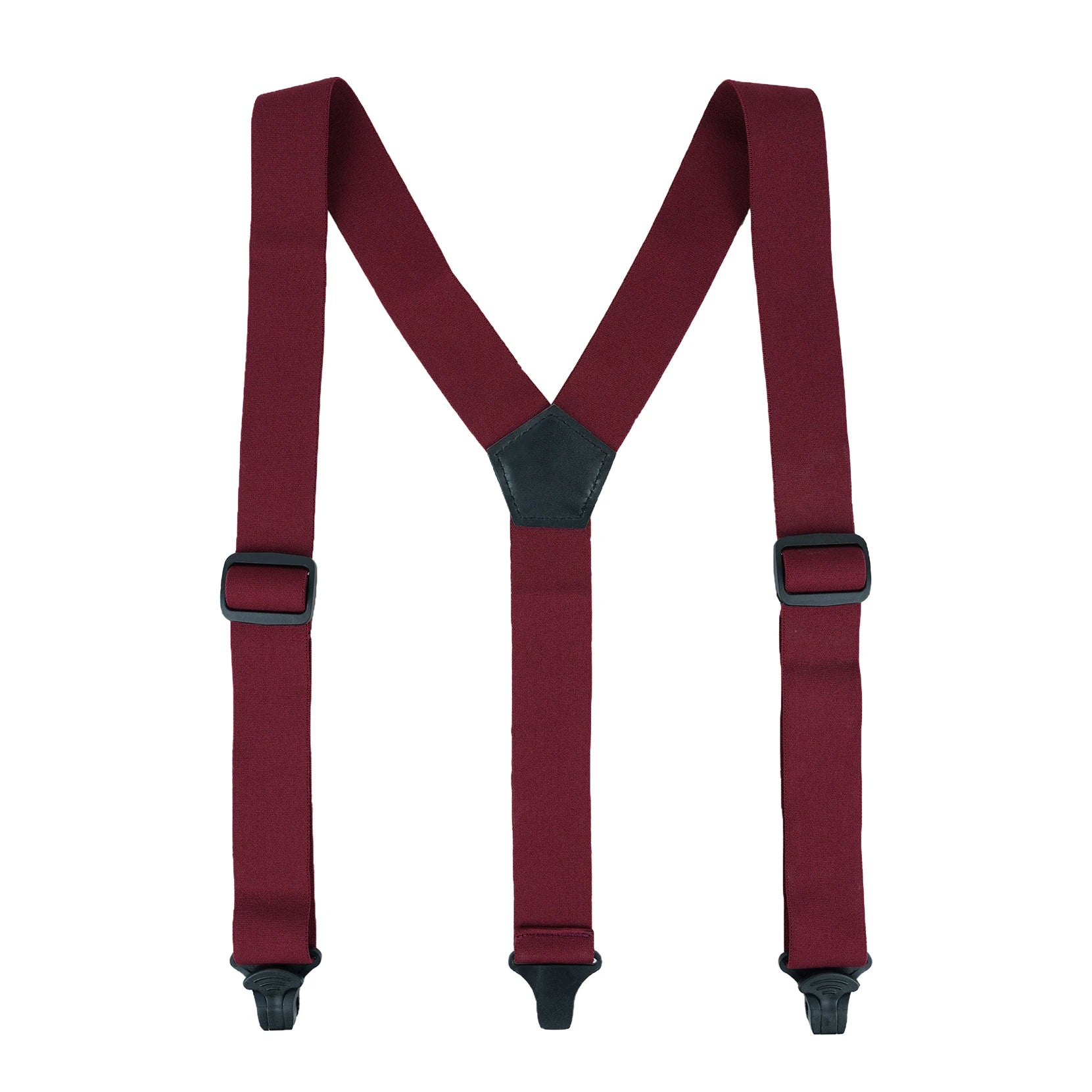 Melo Tough Y Back Suspenders Airport Friendly Suspenders, No Buzz with Plastic Clip 1.5 Inch Fully Elastic Braces