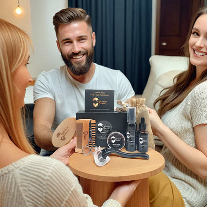 9 PIECE BEARD GROOMING KIT for MEN
